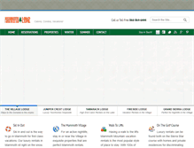 Tablet Screenshot of mammothlodge.com